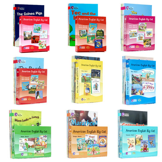 【3-15岁】Big Cat 美版柯林斯大猫分级阅读系列 1-10级 配套练习册 赠原声音频 支持点读 商品图0