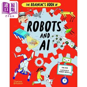 【中商原版】The Brainiacs Book of Robots and AI 机器人与人工智能之书 英文原版 进口图书 儿童科普绘本 百科知识图书