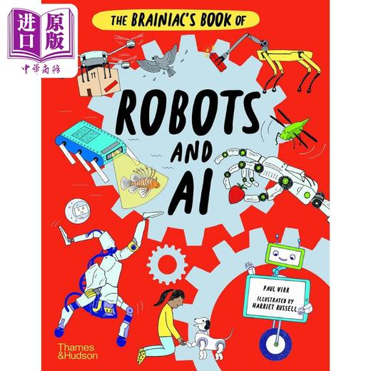 【中商原版】The Brainiacs Book of Robots and AI 机器人与人工智能之书 英文原版 进口图书 儿童科普绘本 百科知识图书 商品图0