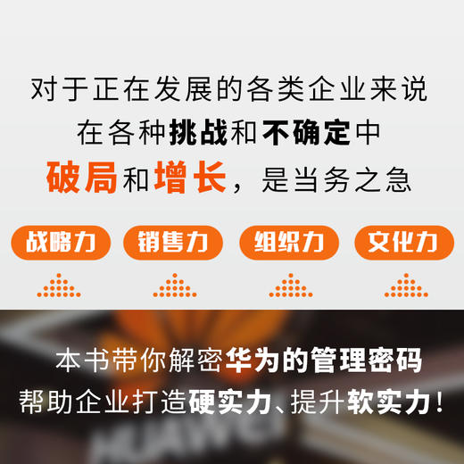 破局增长 发展中的企业向华为学什么 管理学图书 华为管理落地方法 解密华为管理法 华为工作法 助力企业打造 商品图2