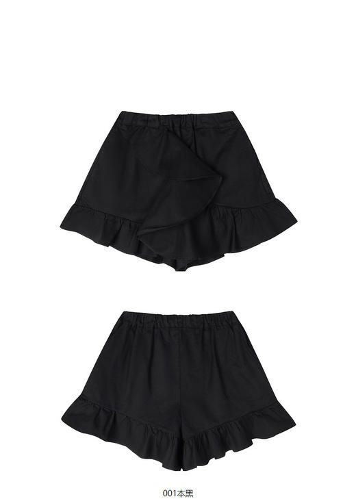 jnby  23年夏款  全棉薄纱裙裤短裤  1N6E13940 商品图11