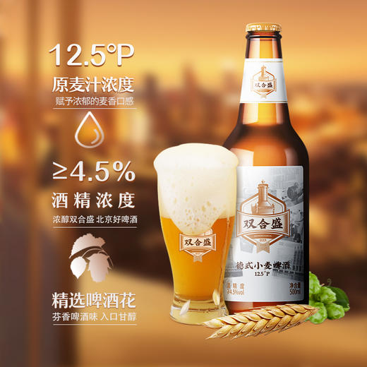 双合盛德式小麦精酿啤酒500ml 商品图2