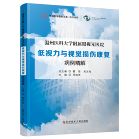 温州医科大学附属眼视光医院低视力与视觉损伤康复病例精解 毛欣杰 邓如芝主编