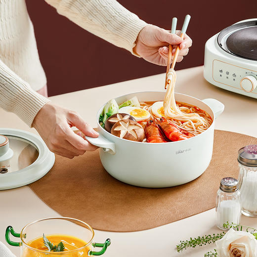 【小程序】小熊电热火锅 DHG-D25G2 浅绿色 430蒸笼 商品图7