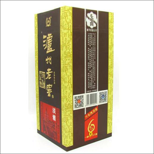 泸州老窖52度六年窖头曲淡雅500ml 商品图3