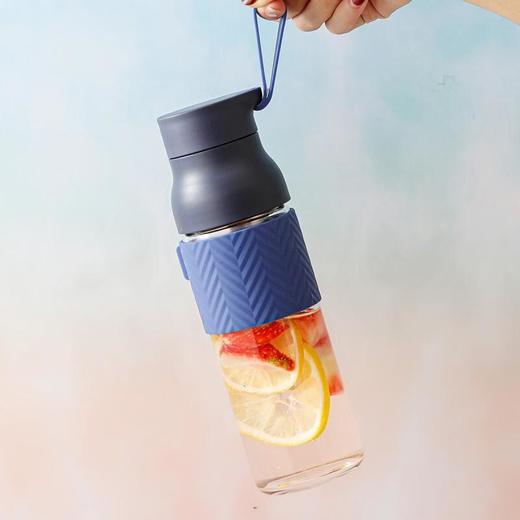 乐扣乐扣水滴玻璃杯 500ML WHT-CN-12 BLU-CN-12 商品图1