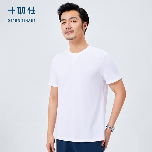十如仕汗无痕抗污圆领T恤-T12-01 商品图0