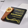 彩印水晶奖杯定制奖牌定做榉木实木经销代理加盟商授权牌荣誉摆件 商品缩略图5