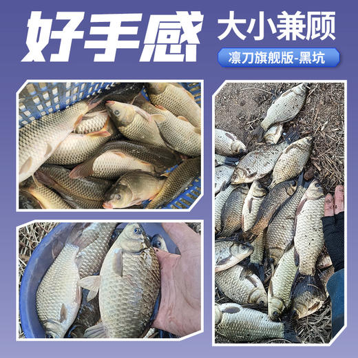 伽玛精工凛刀黑坑旗舰版鱼竿飞抄飞磕钓鱼竿68101215H黑坑钓竿 商品图3