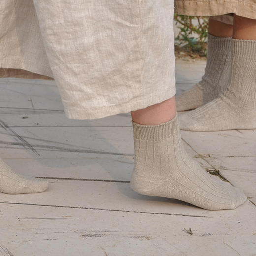 【让脚爱上袜子】麻+汉麻袜  大麻纤维吸湿排汗 透气干爽不憋闷 越穿越软 商品图2