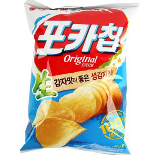 好丽友土豆脆片原味66g오리온 포카칩 오리지널 商品图0
