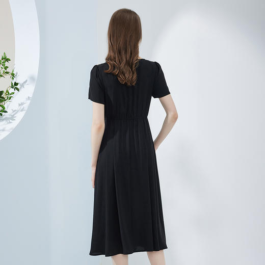 NF8N2斯尔丽瑟俪2023夏季新款撞色A摆显瘦法式浪漫显瘦显高的连衣裙 商品图1