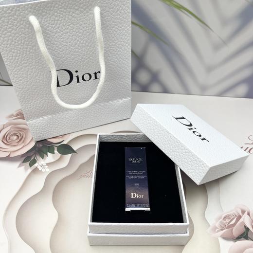 【品牌授权】【爆款礼盒 】Dior-迪奥烈艳蓝金唇膏 礼盒款 色号全-高订色泽-缎光或哑光妆效 迪奥口红 舒悦持色 商品图3