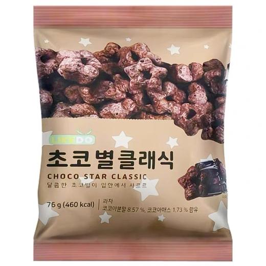 涞可巧克力味五角星甜甜圈76gLIKEDO 초코별클래식 商品图0