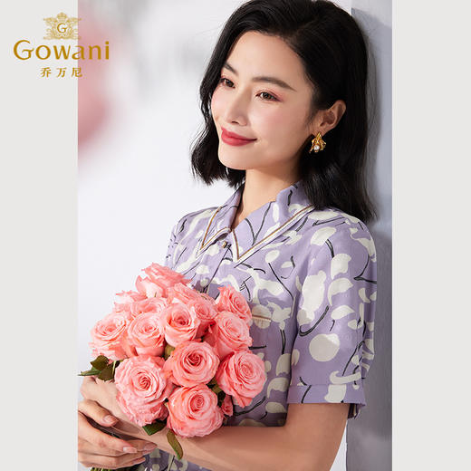 乔万尼真丝连衣裙夏季新品收腰显瘦ET2E230 商品图3