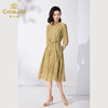 Gowani乔万尼2023夏季新品真丝连衣裙优雅气质设计款ET2E249403 商品缩略图1