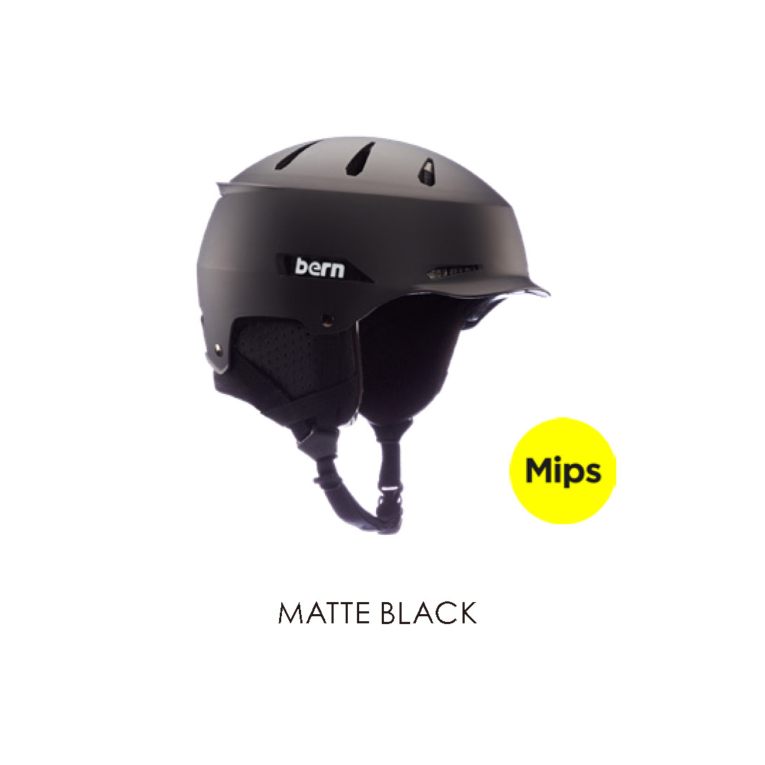 Bern 23-24 【Hendrix MIPS】 头盔  Matte Black w/Black Liner  L