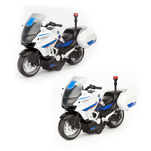 【 1：10铁骑巡逻车】合金巡逻车模型 儿童玩具车礼品摆件 商品图6