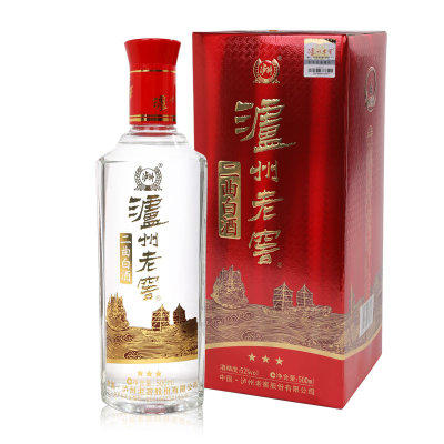 泸州老窖二曲白酒珍品三星（2017版）52度500ml 商品图0