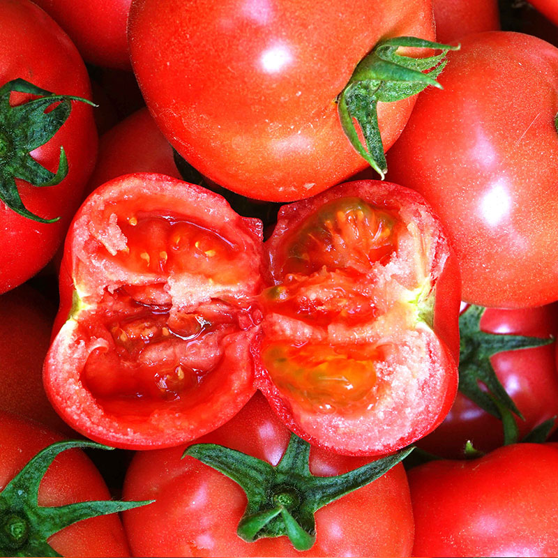 新疆疆来红番茄， 自然成熟，可以直接生吃的“沙瓤”西红柿