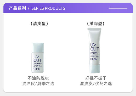 奥蜜思ORBIS透妍防晒隔离乳(清爽型) 商品图0