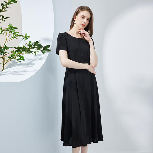 NF8N2斯尔丽瑟俪2023夏季新款撞色A摆显瘦法式浪漫显瘦显高的连衣裙 商品图2