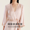 金三塔100%桑蚕丝晨袍真丝高级感丝滑绸缎睡衣睡袍女送礼礼物  YSFDC101 商品缩略图3