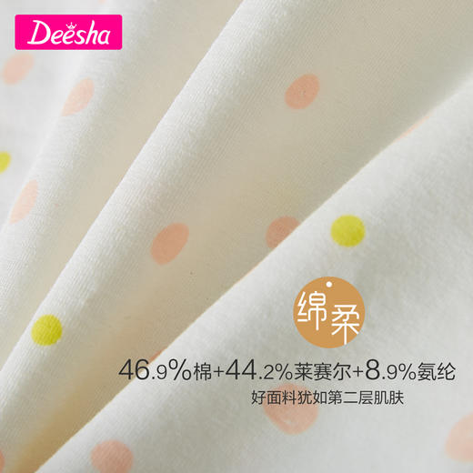 笛莎童装女童小内裤2023夏季新款儿童女孩可爱四角内裤2条组合装 商品图3