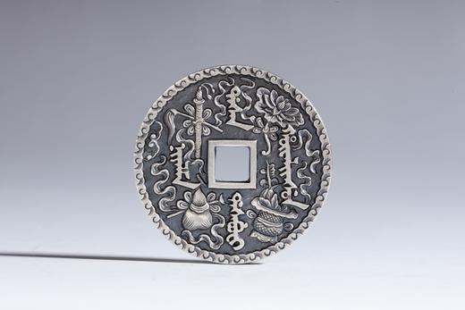 矩德泉坊 纯银手作   政通人和暗八仙（4.2厘米版）618 商品图2