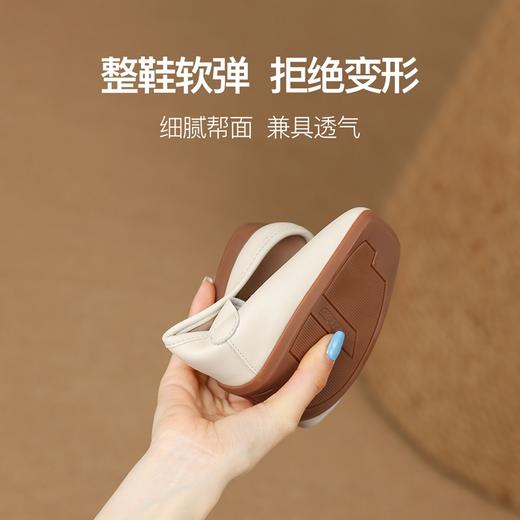 ZHR半拖女2023新款包头拖鞋心形饰扣平底穆勒拖软底轻便休闲凉拖 商品图8