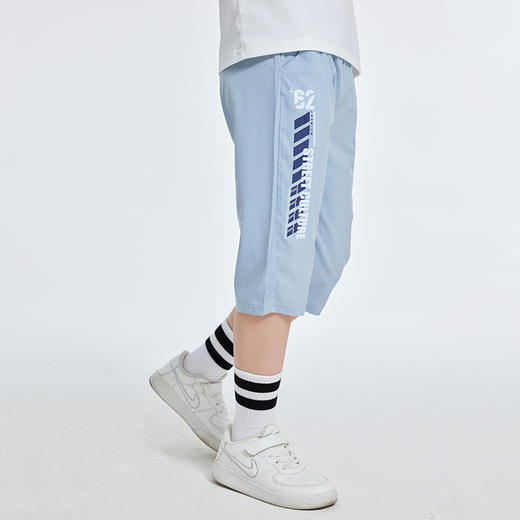 【多美乐】【吸湿排汗 速干】龙之涵 中大童吸湿排汗街潮七分短裤 23年夏季新款七分裤 婴幼儿A类标准 商品图7