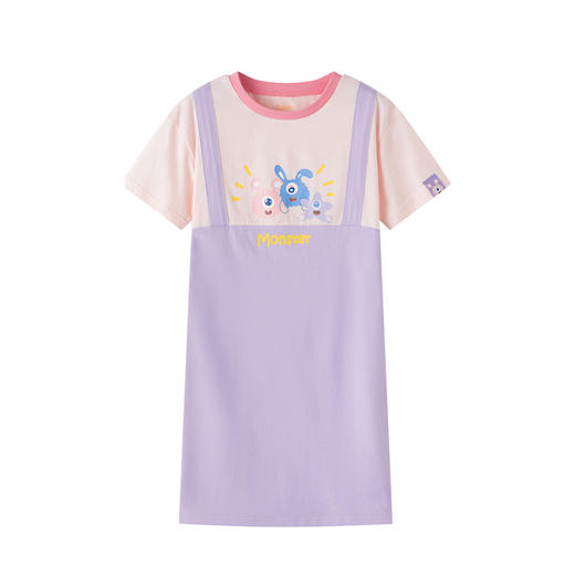 笛莎童装女童睡裙2023夏季新款中大童小女孩小清新睡衣儿童家居服 商品图4