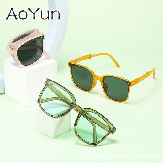 【定向全折叠，守护孩子灵动双眸】新款蕉下儿童太阳镜亲子款折叠便携墨镜时尚宝宝防晒防紫外线眼镜 商品图1