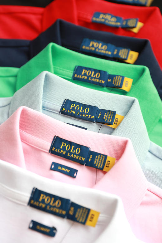 清冷感polo衫。r家小标刺绣粒扣设计慵懒显瘦翻领polo衫女J051630 商品图1