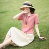 夏季新款休闲时尚棉麻半身裙套装女透气肤两件套DD 商品缩略图2