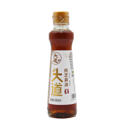 头道街180ml物理压榨头道香纯芝麻油（6924497913367） 商品图0