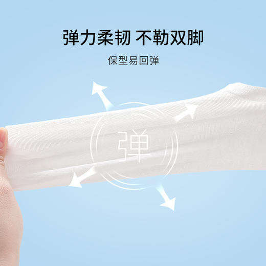 雅黛丽袜子男士夏季薄款棉质亲肤透气短袜网眼浅口防滑不掉跟船袜 商品图4