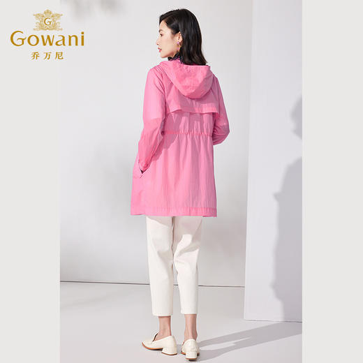 Gowani乔万尼夏新品商场同款风衣外套薄款ET2B229108 商品图4