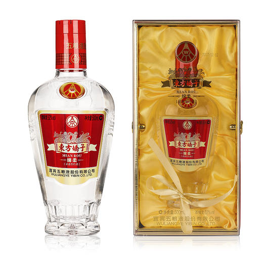 五粮东方娇子绵柔52度 纯粮白酒500ml 商品图0