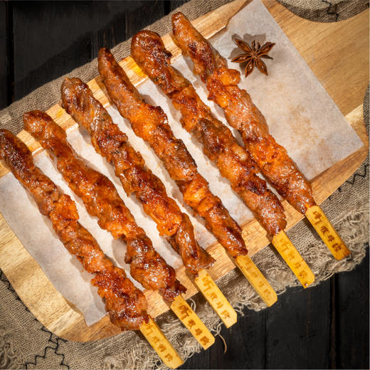 听牧牛肉串（中） 200g/袋（签子尖运输易戳破，介意慎拍） 商品图2