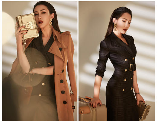 J9383889颈袖添香季OL长袖修身包臀气质职业装连衣裙女中长款J9383889 商品图2