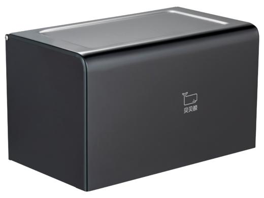 WGJ06H/挂件套装/浴巾架+双杆+三角篮2+纸巾架+厕刷架/黑色 商品图3