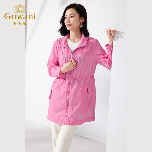 Gowani乔万尼夏新品商场同款风衣外套薄款ET2B229108 商品图2