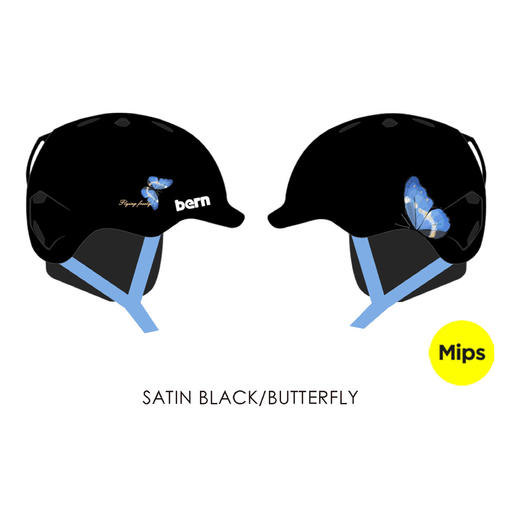 Bern 23-24 【Lenox MIPS】 头盔  Satin Black/White-Butterfly  Satin Black/Light Purple/White  M 商品图2