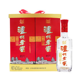 新-52度泸州老窖精品头曲商超 500ml*2*3