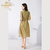 Gowani乔万尼2023夏季新品真丝连衣裙优雅气质设计款ET2E249403 商品缩略图4