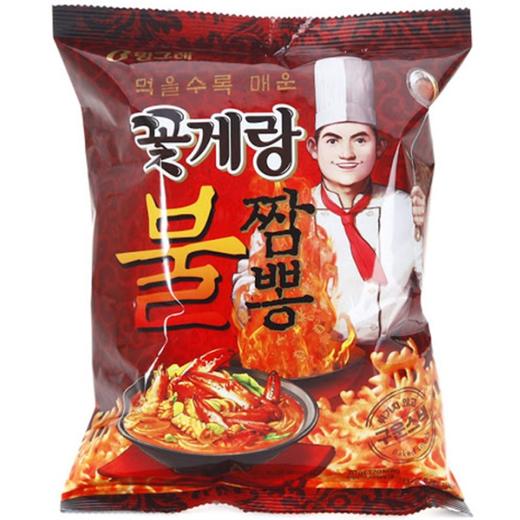 宾格瑞花蟹烤脆片辣海鲜70g빙그레 꽃게랑 불짬뽕 商品图0