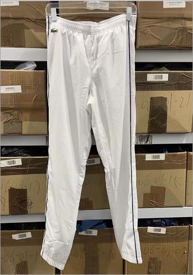 Lacoste/法国鳄鱼 男士松紧腰束脚运动休闲裤 商品图0