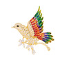 国风彩雀胸针，大气满锆珐琅气质鸟类胸花时尚西装旗袍配饰别针AM-XR11269 商品缩略图4