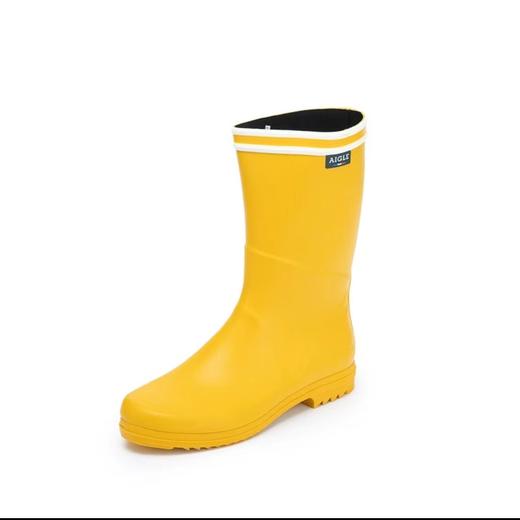 艾高 中帮胶靴女  88563-F 柠檬黄.【鞋底有膜，试穿小心】 商品图0